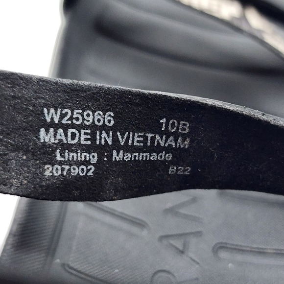 Cole Haan Zerogrand Strappy‎ Women's 10B Sandals Snake Print Black White Shoe - Picture 8 of 8